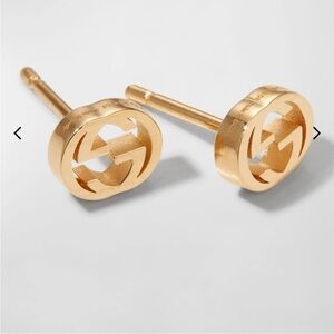 GUCCI Interlocking 18k GG Single Earring